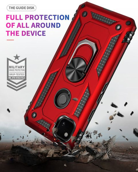 Google Pixel 4a 4G      Military Armour Case    Red