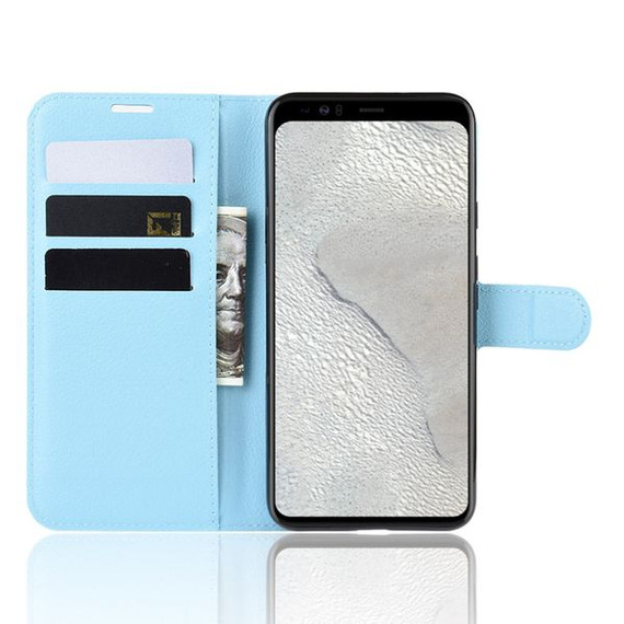 Google Pixel 4 Xl      Pu Wallet Case    [Lightblue]
