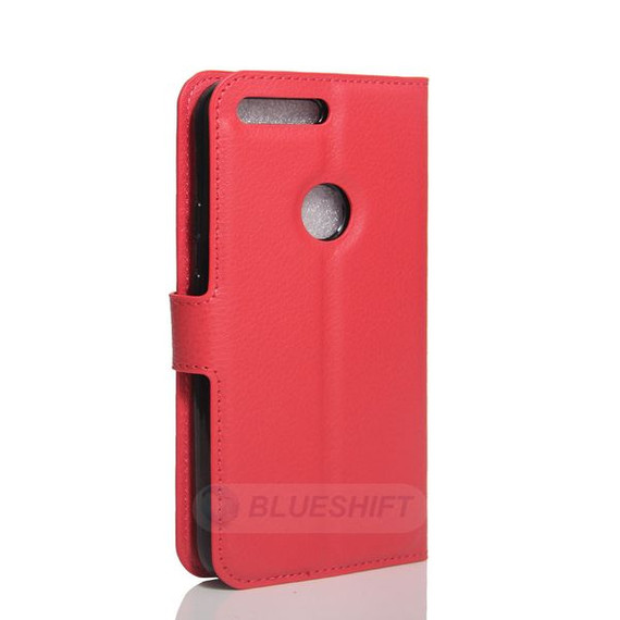 Google Pixel      Pu Wallet Case    [Red]
