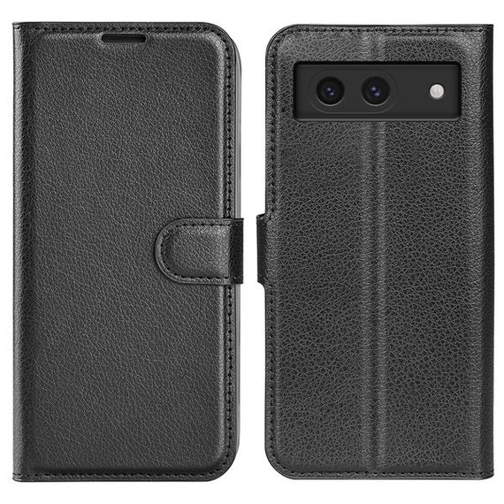 Google Pixel 8A      Pu Wallet Case    [Black]