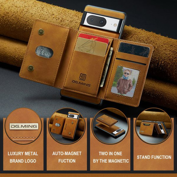 Google Pixel 8      Magnetic Wallet    Brown