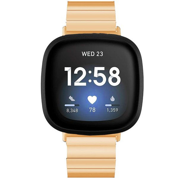 Fitbit Versa 3      Stainless Steel Strap   Gold