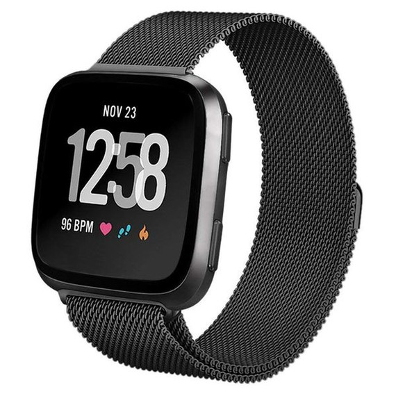 Fitbit Versa      Milanese Loop Strap   Black