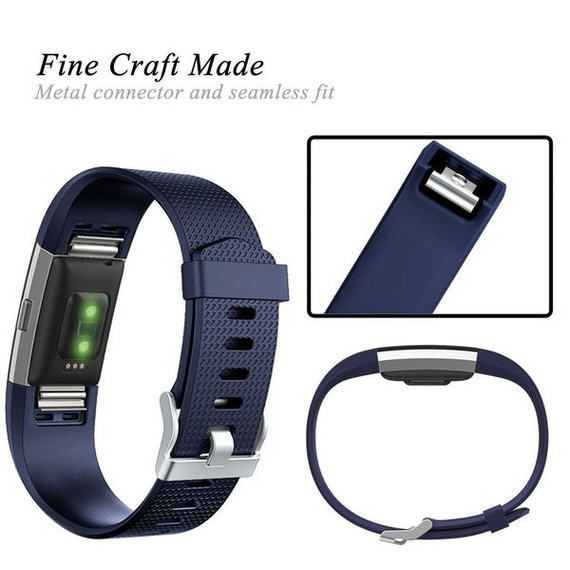 Fitbit Charge 2      Silicone Strap   Navy