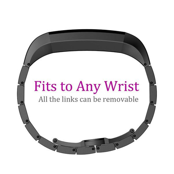 Fitbit Alta HR      Stainless Steel Strap   Black