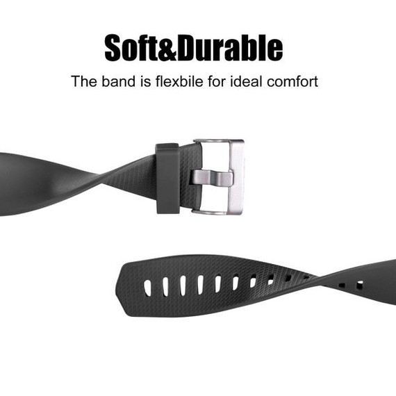Fitbit Charge 2      Silicone Strap   Black
