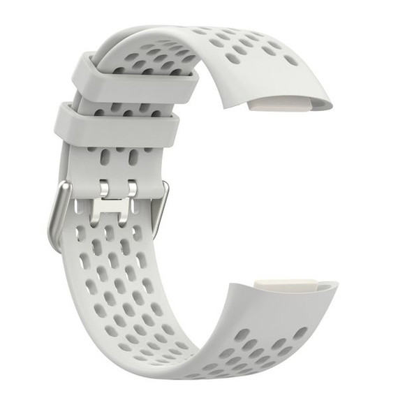 Fitbit Charge 6      Silicone Strap   White