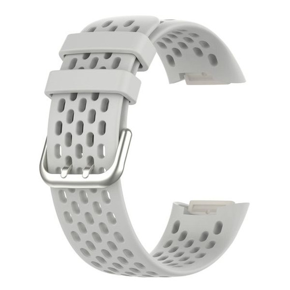 Fitbit Charge 6      Silicone Strap   White