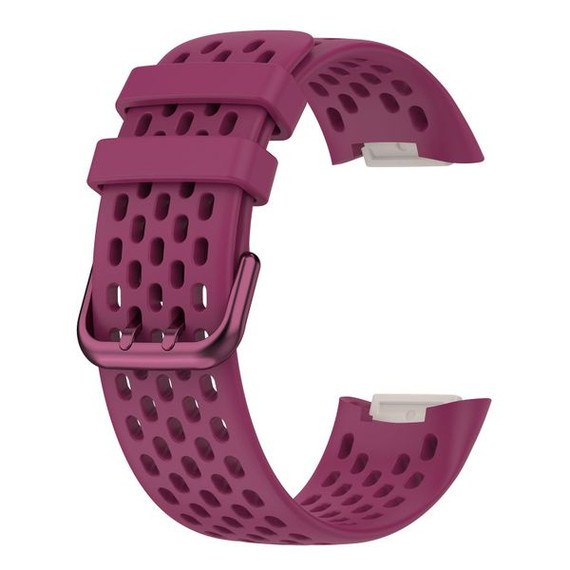 Fitbit Charge 6      Silicone Strap   Maroon