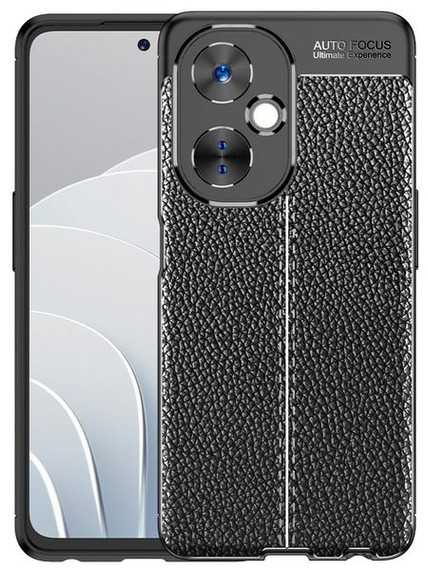 OnePlus Nord CE 3 Lite      Leather Texture Case    Black