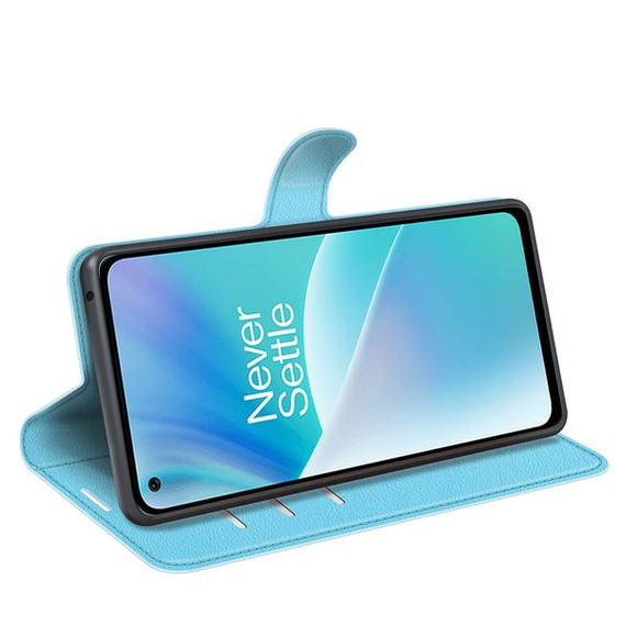 Oneplus Nord 2T      Pu Wallet Case    [Lightblue]