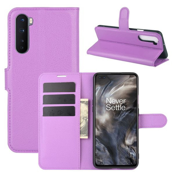 Oneplus Nord      Pu Wallet Case    [Purple]
