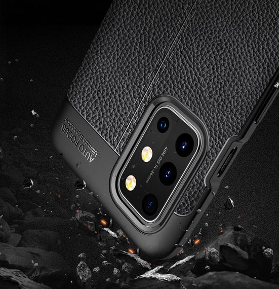OnePlus 8T      Leather Texture Case    Navy