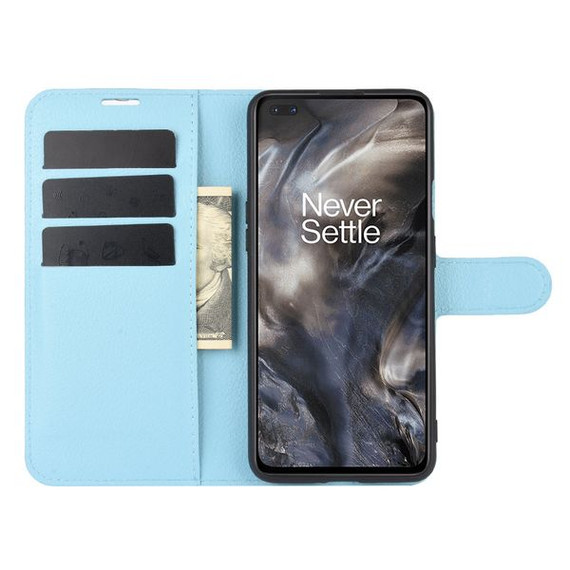 Oneplus Nord      Pu Wallet Case    [Lightblue]