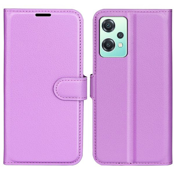 Oneplus Nord Ce 2 Lite      Pu Wallet Case    [Purple]