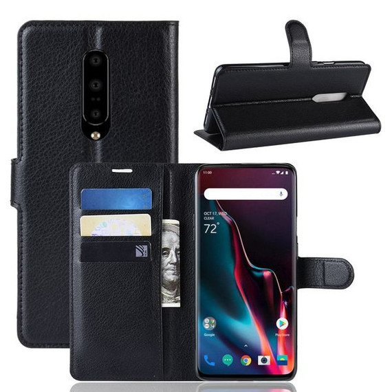 Oneplus 7 Pro      Pu Wallet Case    [Black]
