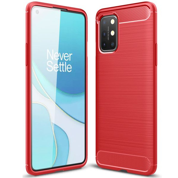 OnePlus 8T Carbon Fibre Case Red OnePlus 8T Carbon Fibre Case Red