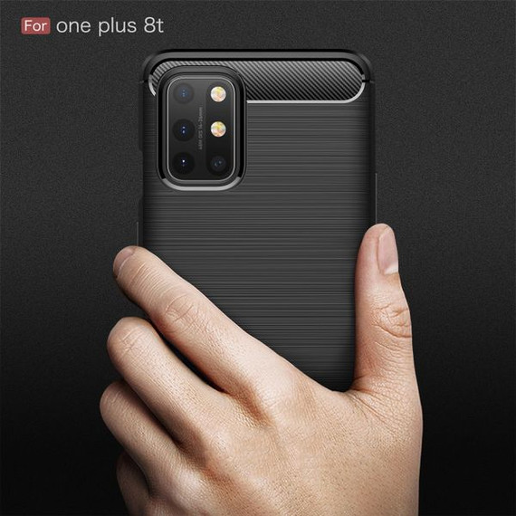 OnePlus 8T Carbon Fibre Case Red OnePlus 8T Carbon Fibre Case Red