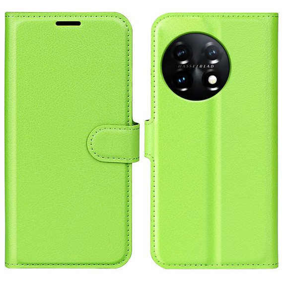 Oneplus 11      Pu Wallet Case    [Green]