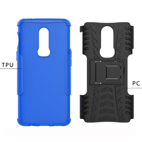 Oneplus 6      Heavy Duty Case    Blue