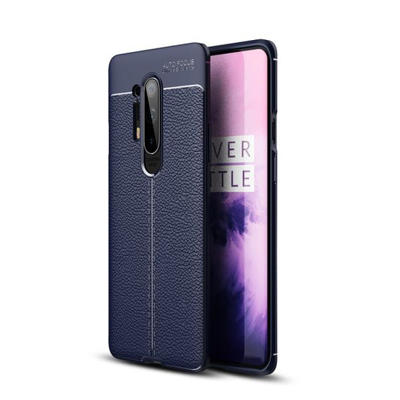 OnePlus 8 Pro Leather Texture Case Navy OnePlus 8 Pro Leather Texture Case Navy