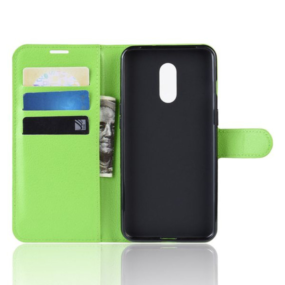 Oneplus 7      Pu Wallet Case    [Green]