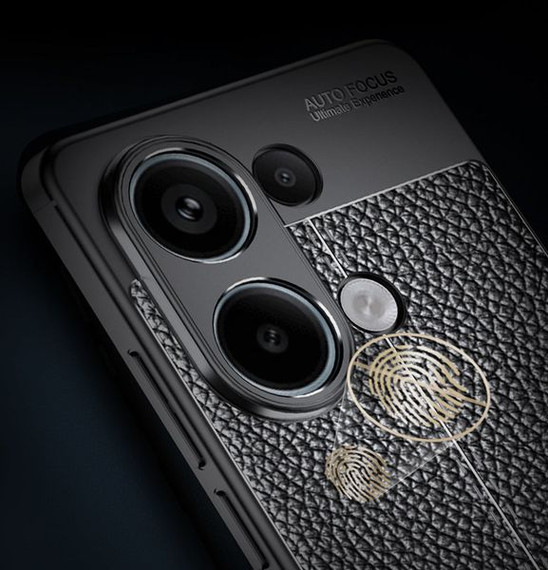 OnePlus 12      Leather Texture Case    Black