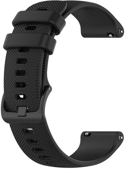 Garmin Vivoactive 4S Silicone Strap Black Garmin Vivoactive 4S Silicone Strap Black