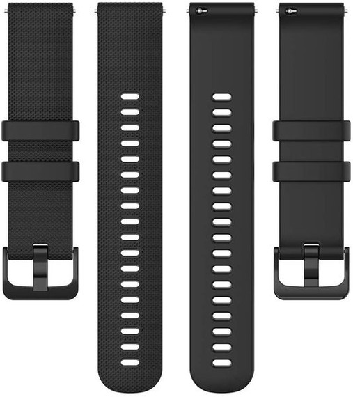 Garmin Vivoactive 4S      Silicone Strap   Black