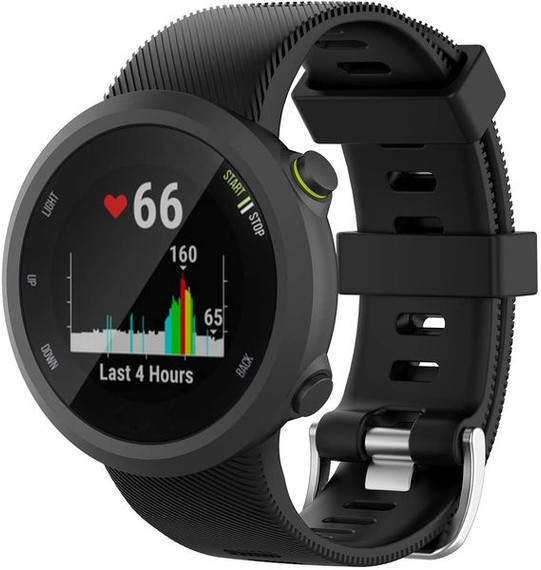 Garmin Forerunner 45      Silicone Strap   Black