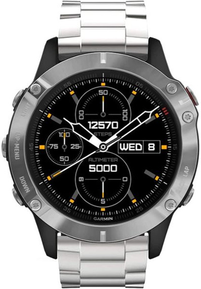 Garmin Epix Pro (Gen 2) 47mm Stainless Steel Strap Silver Garmin Epix Pro (Gen 2) 47mm Stainless Steel Strap Silver