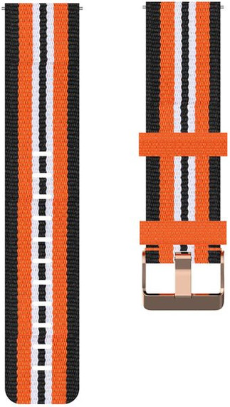 Garmin Venu SQ 2 PU Leather Strap Black/Orange Garmin Venu SQ 2 PU Leather Strap Black/Orange