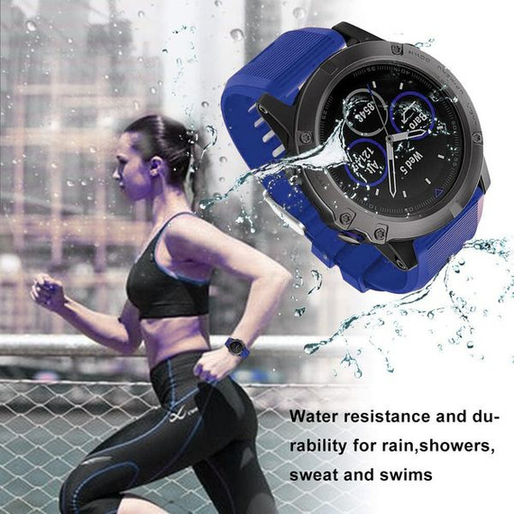 Garmin fenix 7X      Silicone Strap   Blue