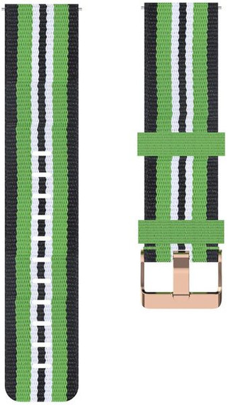 Garmin Venu SQ 2      PU Leather Strap   Black/Lime