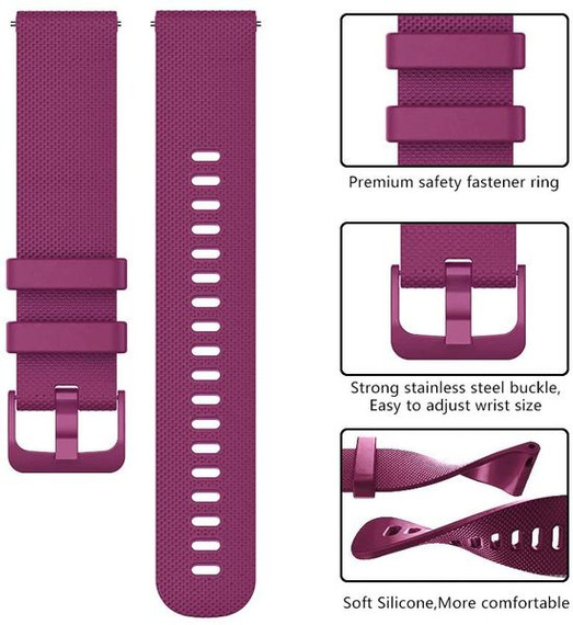 Garmin Venu SQ 2      Silicone Strap   Maroon