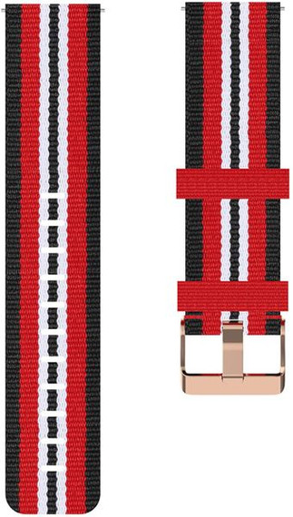 Garmin Venu 2 Plus      Nylon Strap   Black/Red