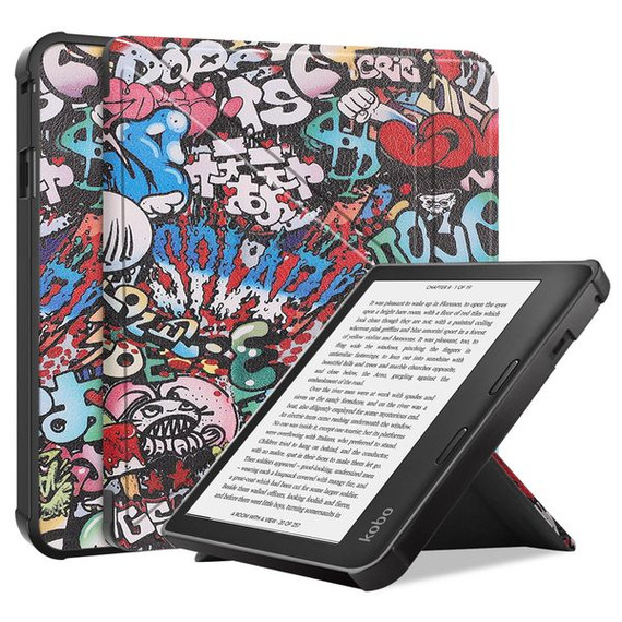 Kobo Sage eReader  Origami Case   Graffiti