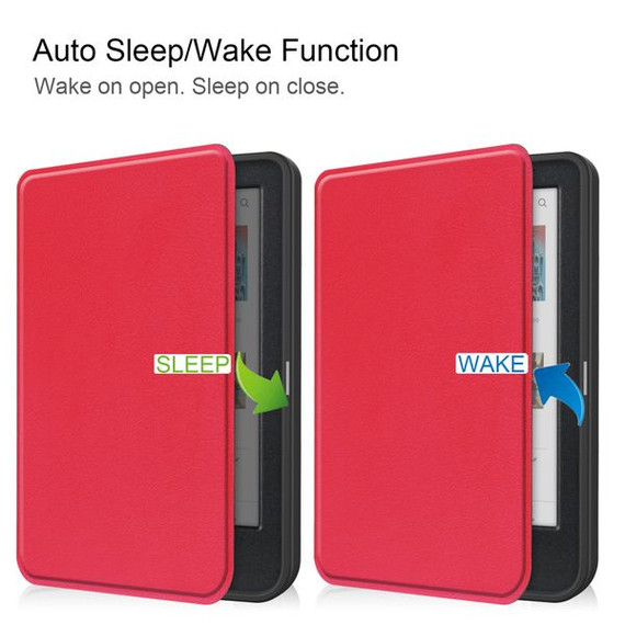 Kobo Clara BW  Folio PU Leather Case Red