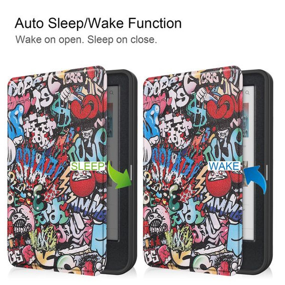 Kobo Clara BW  Designer Folio Case   Graffiti