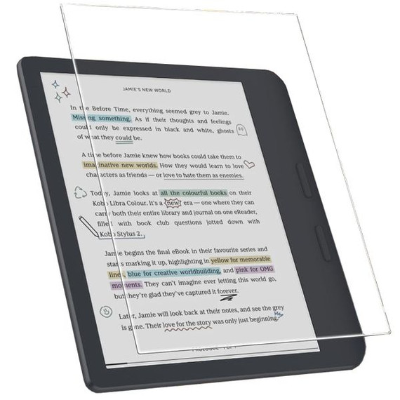 Kobo Libra Colour  Clear  Tempered Glass Screen Protector
