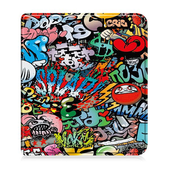Kobo Libra Colour  Designer Folio Case   Graffiti
