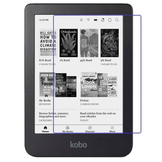 Kobo Clara BW Plastic Screen Protector Kobo Clara BW Plastic Screen Protector