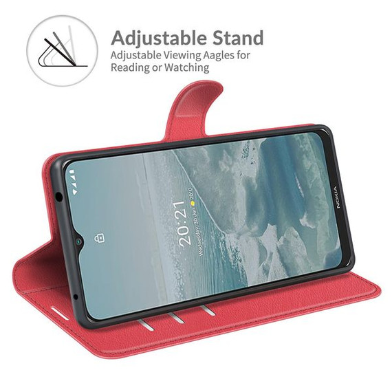 Nokia G20      Pu Wallet Case    [Red]