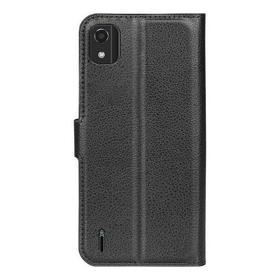 Nokia C2 (2Nd Edition)      Pu Wallet Case    [Black]