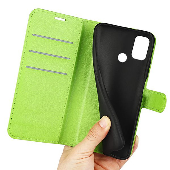 Nokia C21 Plus      Pu Wallet Case    [Green]