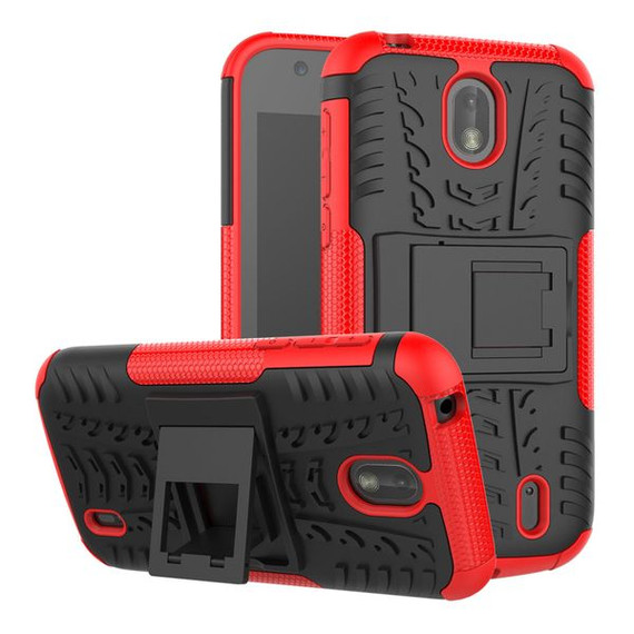 Nokia 1 Heavy Duty Case Red