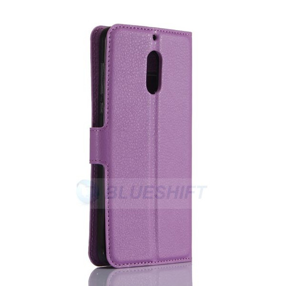 Nokia 6      Pu Wallet Case    [Purple]