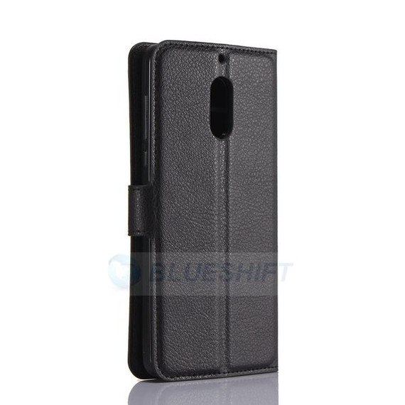 Nokia 6      Pu Wallet Case    [Black]