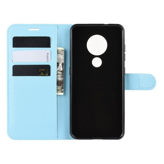 Nokia 6.2/7.2      Pu Wallet Case    [Lightblue]