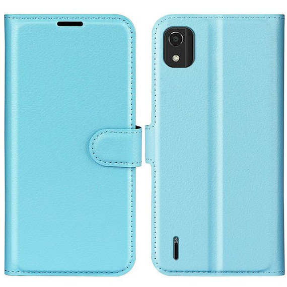 Nokia C2 (2Nd Edition)      Pu Wallet Case    [Lightblue]